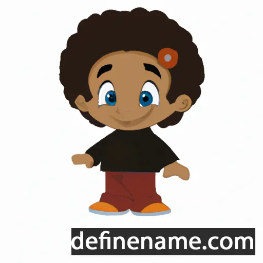 cartoon of the name Omari