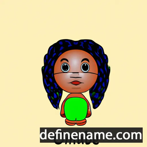 cartoon of the name Omobolanle