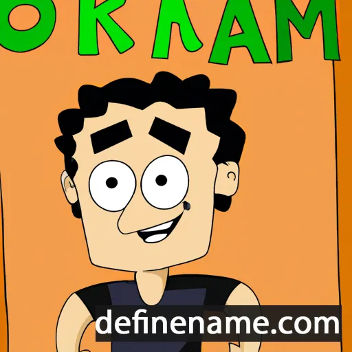 cartoon of the name Omran