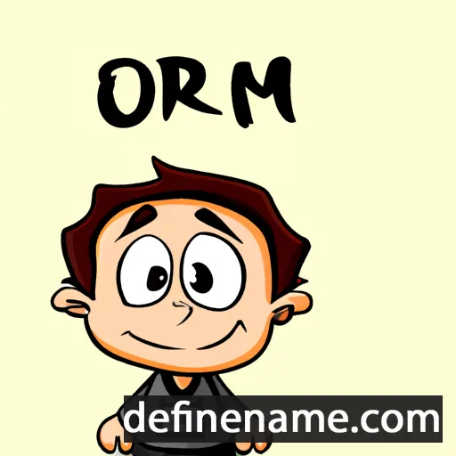 cartoon of the name Omri