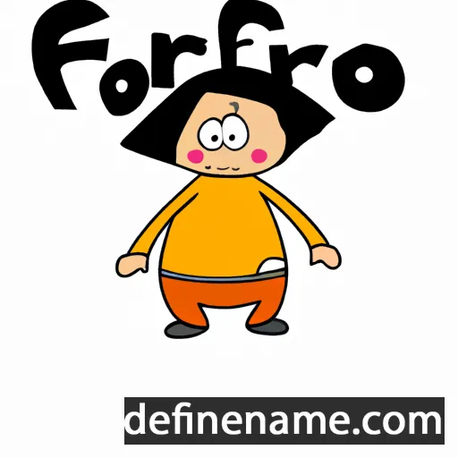 cartoon of the name Onfroi