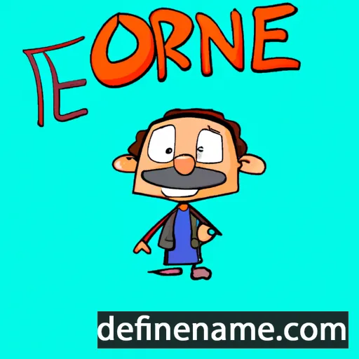 cartoon of the name Onofre