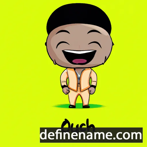 cartoon of the name Onyebuchi