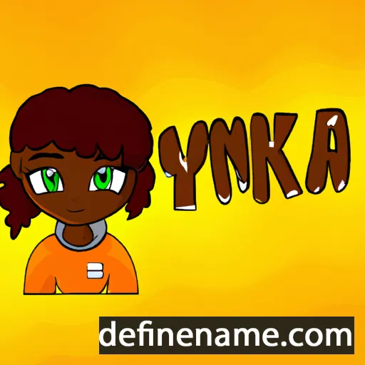 cartoon of the name Onyeka