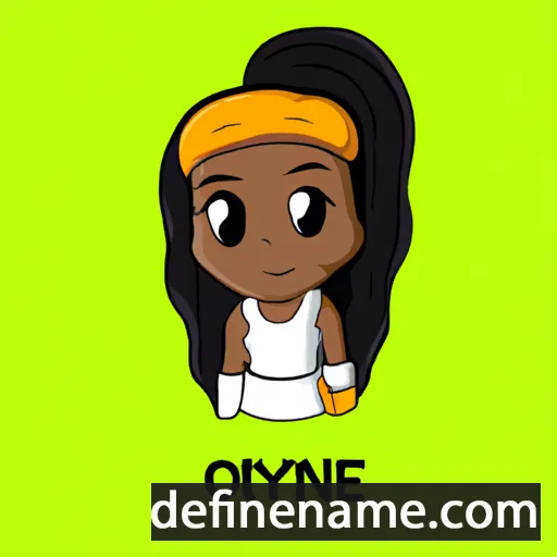 cartoon of the name Onyinye