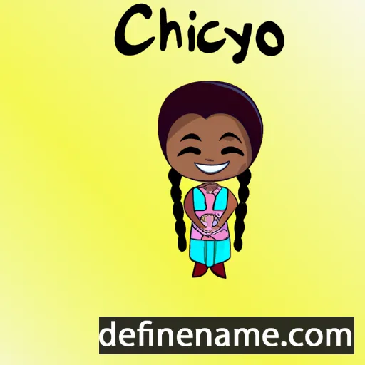 cartoon of the name Onyinyechi