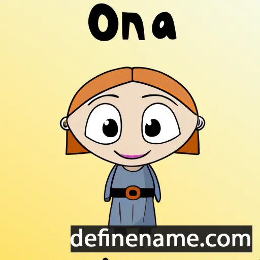 cartoon of the name Oona