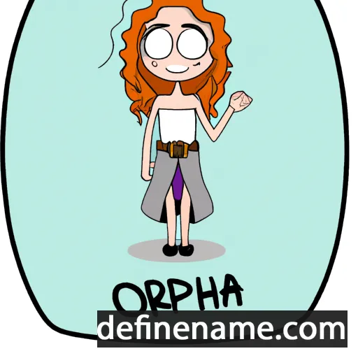 cartoon of the name Ophira