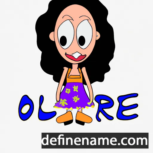 cartoon of the name Oralee