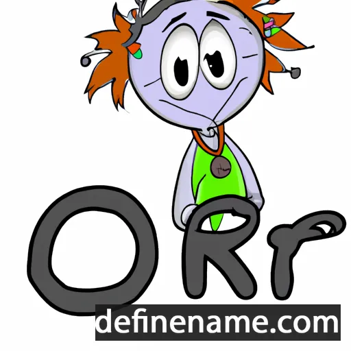 cartoon of the name Ori