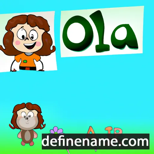 cartoon of the name Orla