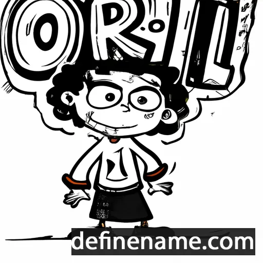 cartoon of the name Orli