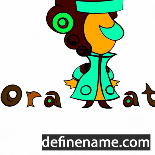 cartoon of the name Ornat