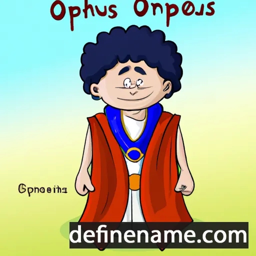 cartoon of the name Orpheus