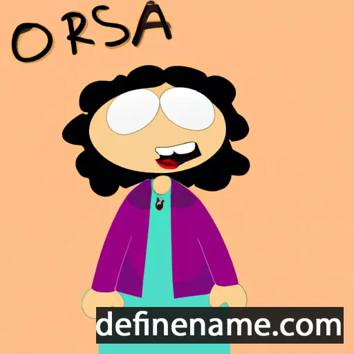 Orsina cartoon