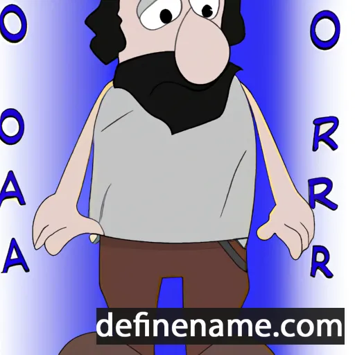 cartoon of the name Orvar