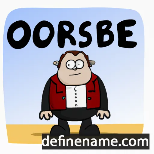 cartoon of the name Osborne