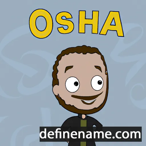 cartoon of the name Oshea