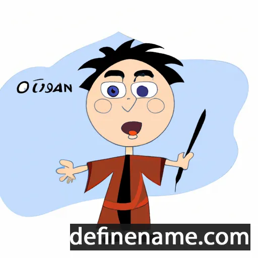 cartoon of the name Ossian