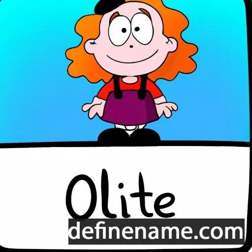 cartoon of the name Ottilie