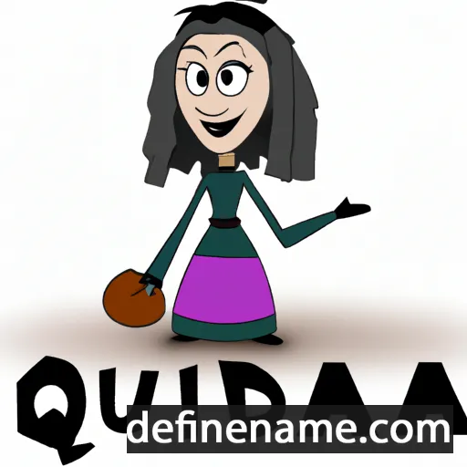 cartoon of the name Ouida