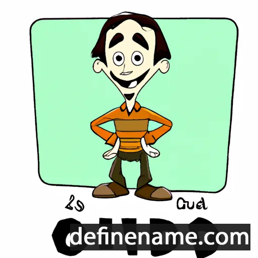 cartoon of the name Ovidiu