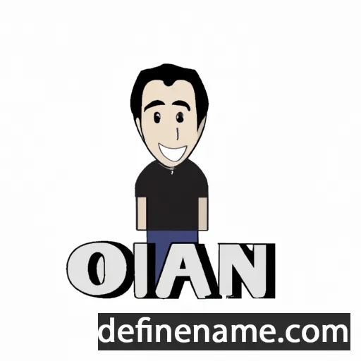 cartoon of the name Ozan