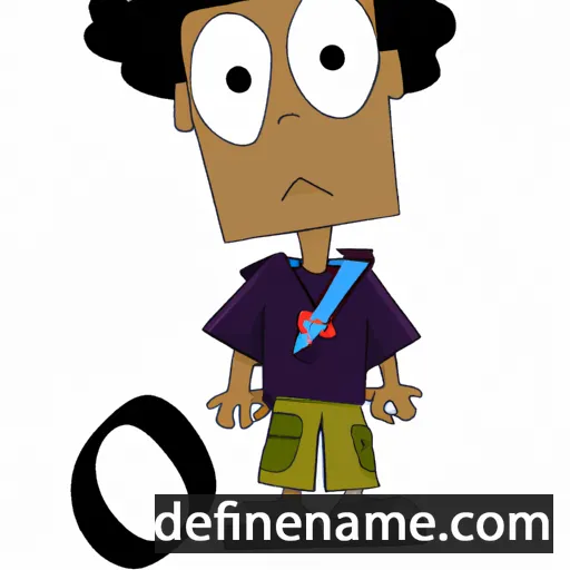 cartoon of the name Ozi