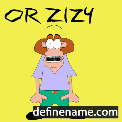 cartoon of the name Ozzy