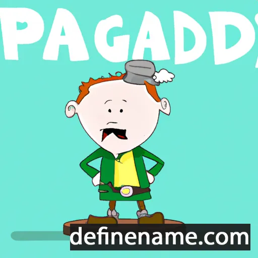 Pádraig cartoon