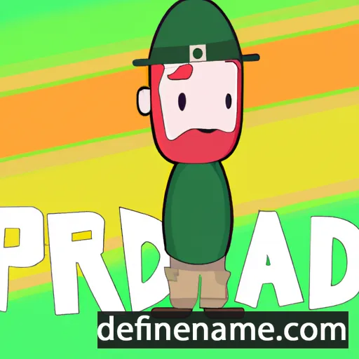 cartoon of the name Pádraigín