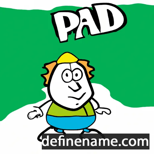 cartoon of the name Páidí