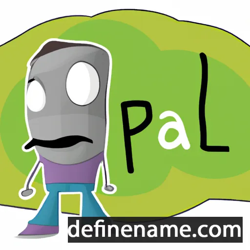 cartoon of the name Pál