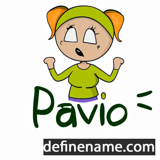 Päivi cartoon