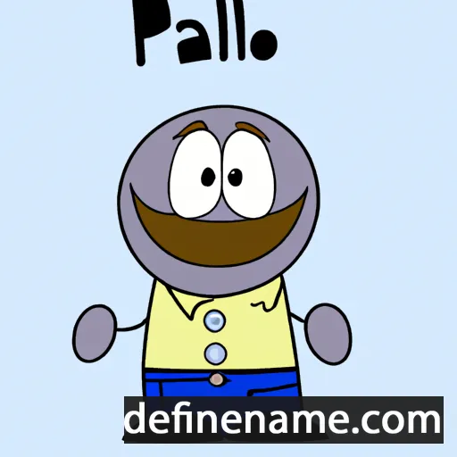 cartoon of the name Pål