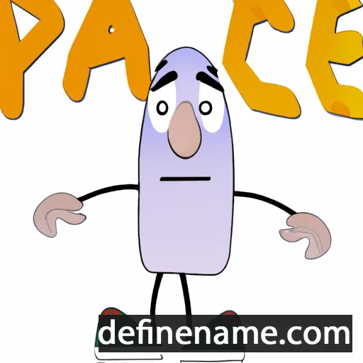 cartoon of the name Pace