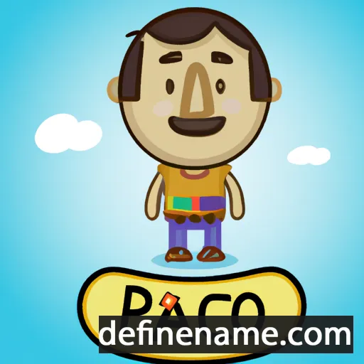 cartoon of the name Paco