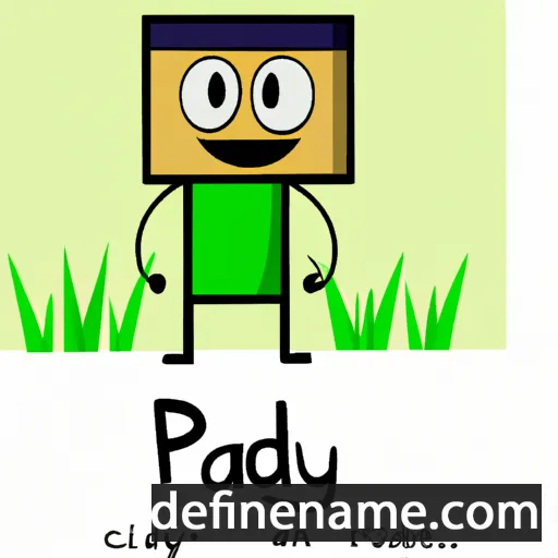 cartoon of the name Paddy