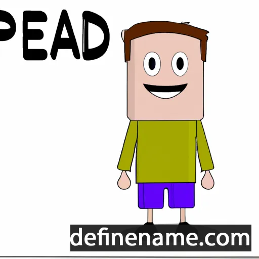 cartoon of the name Paden