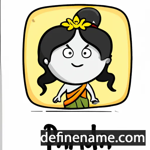 cartoon of the name Padma