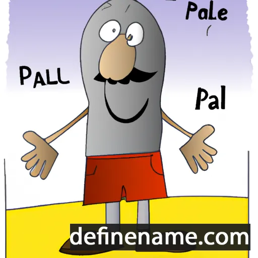 cartoon of the name Palle