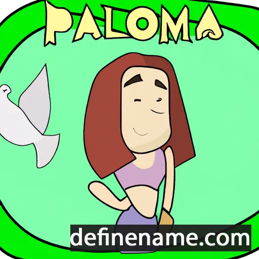 cartoon of the name Paloma