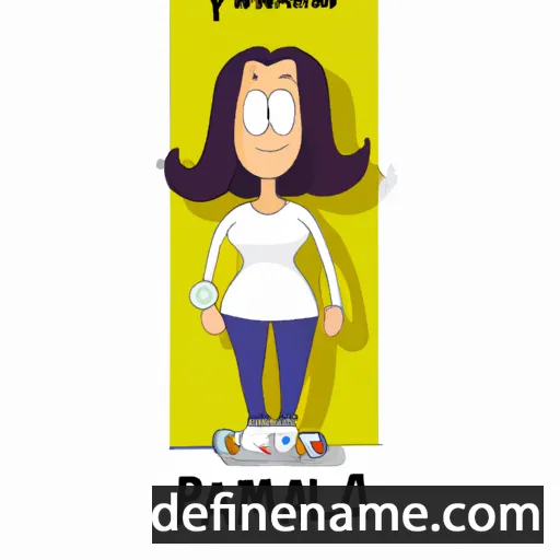 cartoon of the name Pamila