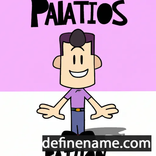 cartoon of the name Panayiotis