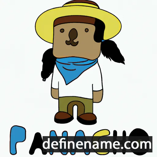 cartoon of the name Pancho