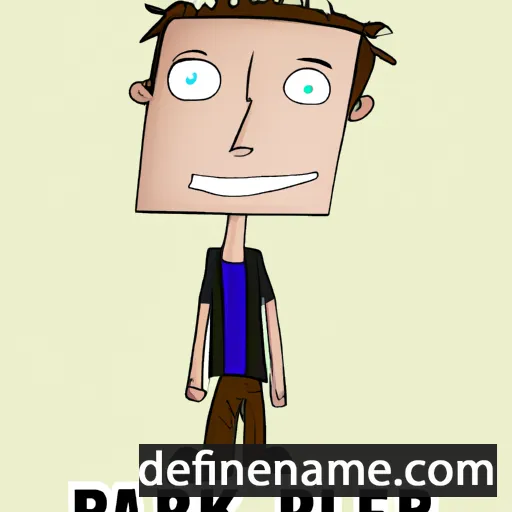 cartoon of the name Parker