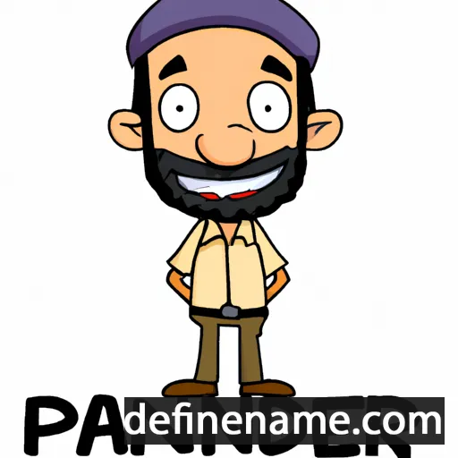 cartoon of the name Parminder