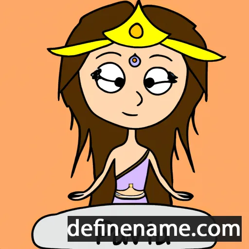 cartoon of the name Parvati