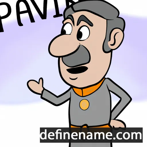 cartoon of the name Parviz