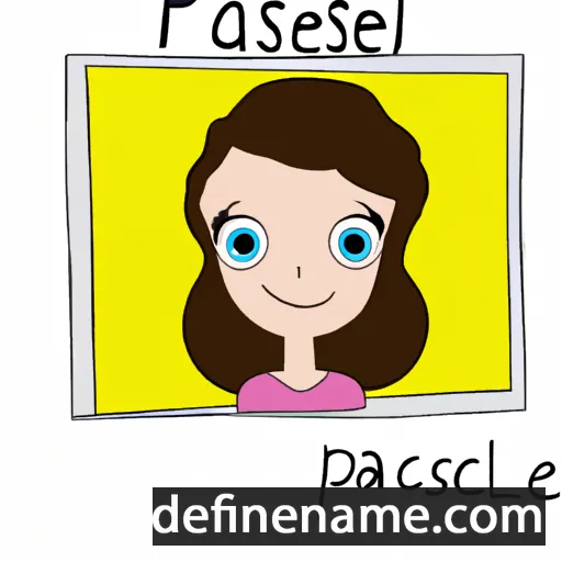 cartoon of the name Pascale